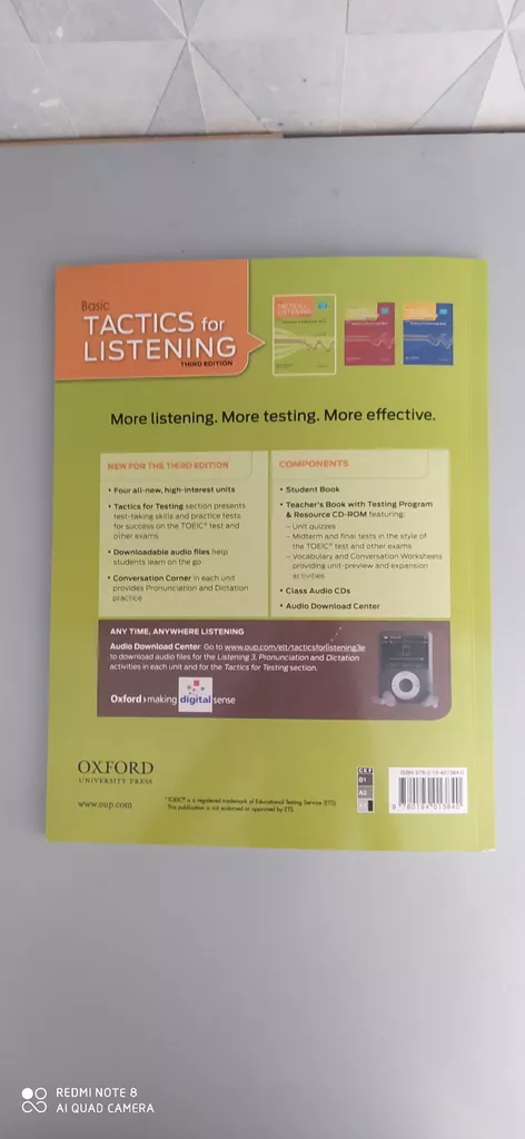 کتاب Basic Tactics For Listening third Edition اثر Jack C.Richards and Grant Trew انتشارات Oxford