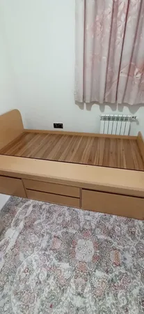 تخت خواب تک نفره مدل باکس دار شاهد سایز 90×200 سانتی متر