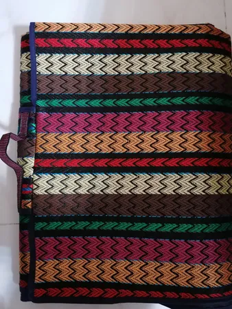 زیرانداز سفری 8 نفره طرح جاجیم مدل 06