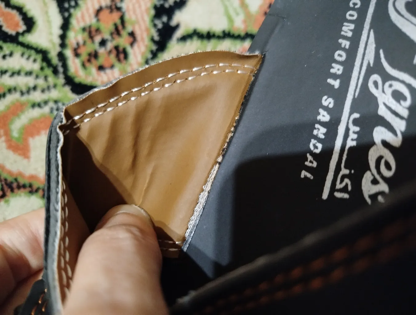 صندل مردانه اگنس مدل شایان کد 01