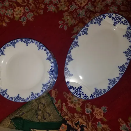 سرویس غذاخوری 108 پارچه 12 نفر چینی زرین ایران مدل Samarkand 108 Pieces High Grade