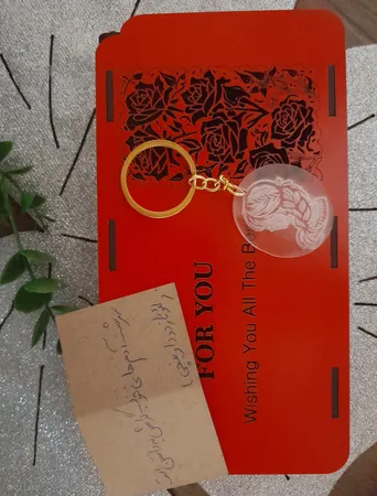 جعبه هدیه چوبی چوبی پرشین باکس مدل for you