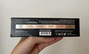 تجریه خرید پالت کانسیلر گلدن رز شماره 1