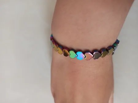 دستبند دخترانه مدل قلب کد S001