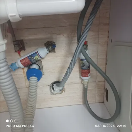 فیلتر رسوب‌گیر ماشین لباسشویی و ظرفشویی لابستر مدل 2/New-L100 مجموعه 2 عددی