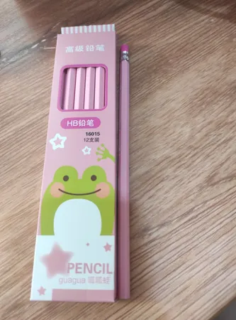 مداد مشکی با درجه سختی HB مدل پاستلی مات کد 16015 بسته 12 عددی