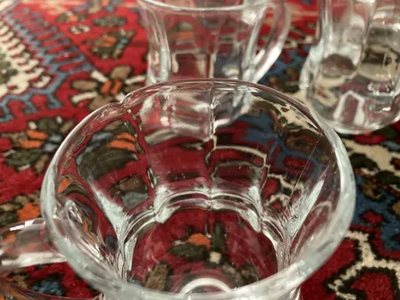 استکان پاشاباغچه مدل دم کد 55373 بسته 6 عددی