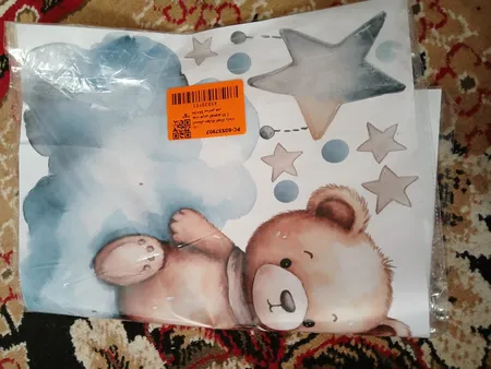 استیکر دیواری کودک راتیانا مدل خرس کوچولو 01