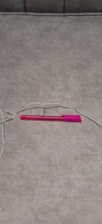 ریسه ال ای دی مدل سوزنی طرح پر طول 10 متری