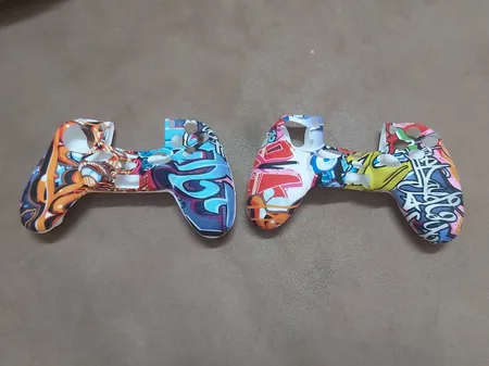 محافظ دسته بازی پلی استیشن 4 مدل rainbow به همراه روکش آنالوگ