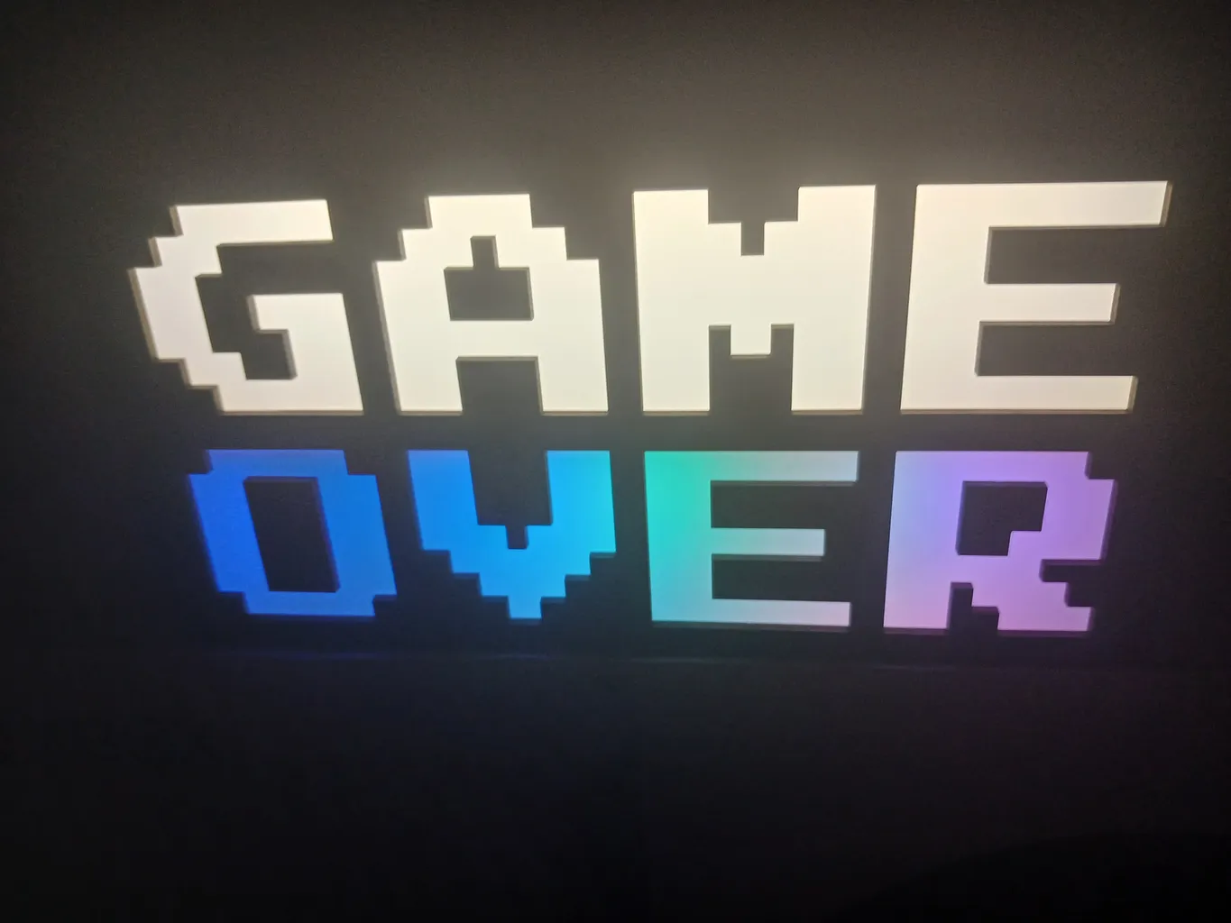 آیکون لایت طرح GAME OVER کد GAS-01