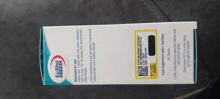 قرص ال کارنیتین یوروویتال - 1000 میلی گرم  بسته 60 عددی