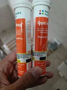 تجریه خرید قرص جوشان اپتی مگ پرتقالی نیچرز پانتی بسته 20 عددی