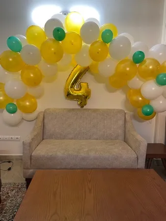 بادکنک فویلی مسترتم طرح هپی برث دی پلاس 4 مجموعه 20 عددی