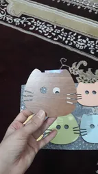 زیر لیوانی مدل گربه مهربون کد 8 مجموعه 6 عددی