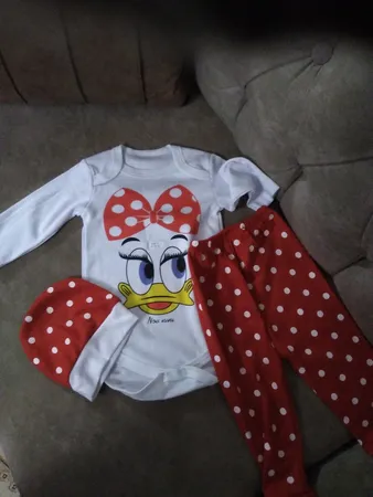 ست 3 تکه لباس نوزادی نوونینی مدل اردک