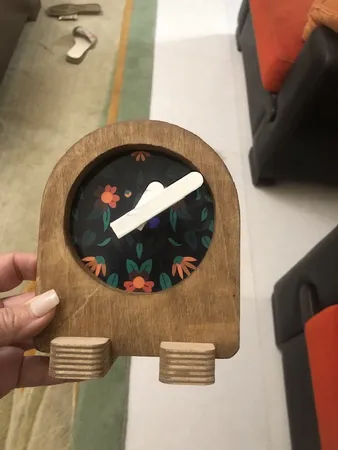 ساعت رومیزی طرح گل کد 271