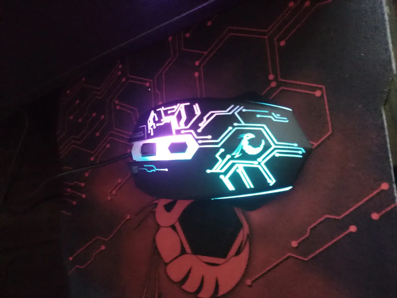 ست گیمینگ اورزلی مدل HORNET_RX_250_NEON BACKLIGHT، سوییچ ممبران، Full-Size، نورپردازی LED RGB