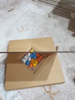 بازی منچ و مارپله کلاسیک تخته چوبی مدل Animals