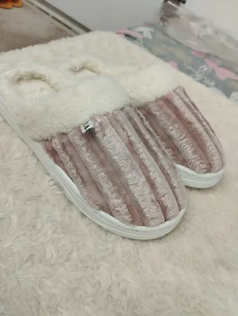 دمپایی حوله ای مدل پولیشی پشمک کد 1479-GY