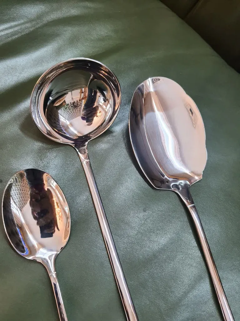 سرویس قاشق و چنگال 15 پارچه جی فی نی مدل 04