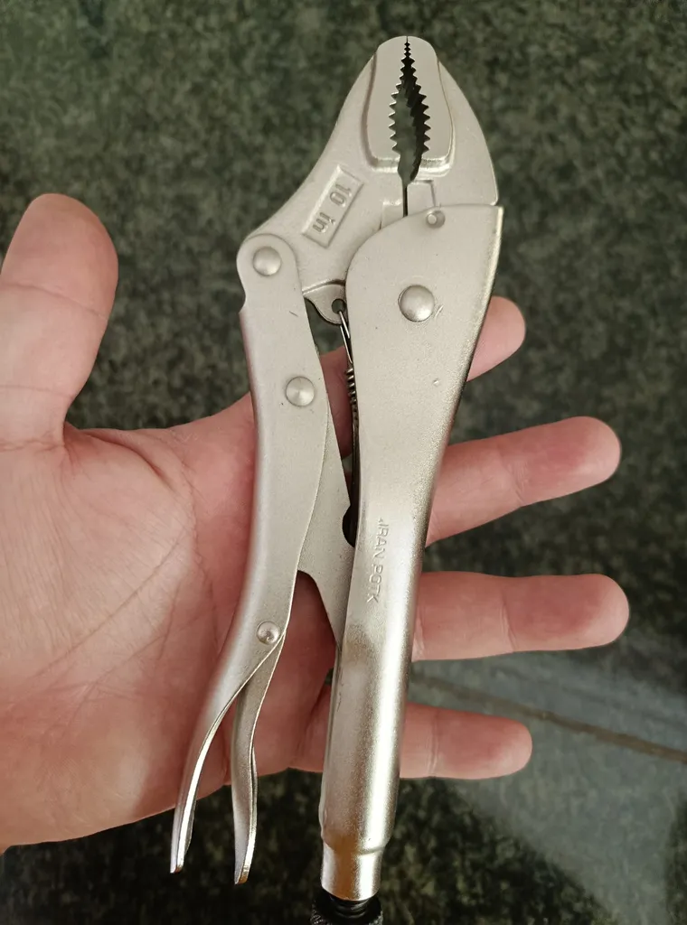 انبر قفلی ایران پتک مدل HB 1010 سایز 10 اینچ