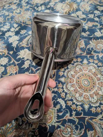 شیر جوش پارس استیل مدل کف سه لایه کد 140 سایز 14