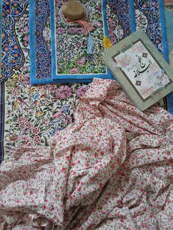 سجاده و جانماز شمسه نگار مدل JN7