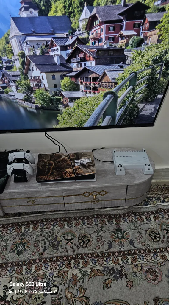 کنسول بازی سونی مدل PlayStation 5 Slim Digital Edition ظرفیت یک ترابایت ریجن 2016B اروپا به همراه دسته اضافه