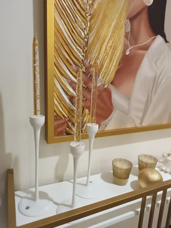 شمع مدل کریستالی کد CB-30 بسته 2 عددی