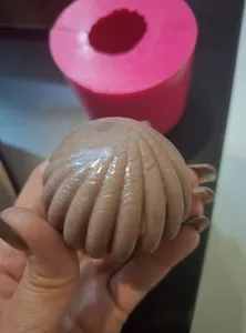 تجریه خرید قالب شمع مدل گوی شیاردار