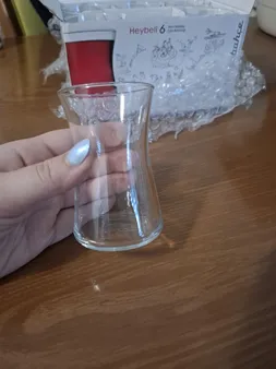 استکان پاشاباغچه مدل هیبلی بسته 6 عددی