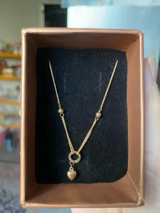 تجریه خرید دستبند زنجیری طلا 18 عیار زنانه طلای مستجابی مدل جسیکا قلب و گوی کد 14571-T132