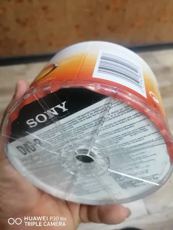 دی وی دی خام سونی بسته 50 عددی