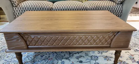 میز پذیرایی میز چوب مدل الماس مجموعه 4 عددی