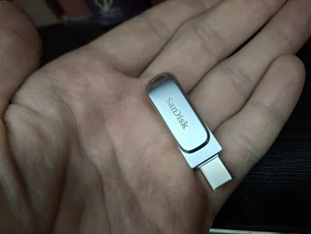 فلش مموری سن دیسک مدل Ultra dual drive luxe ظرفیت 128 گیگابایت