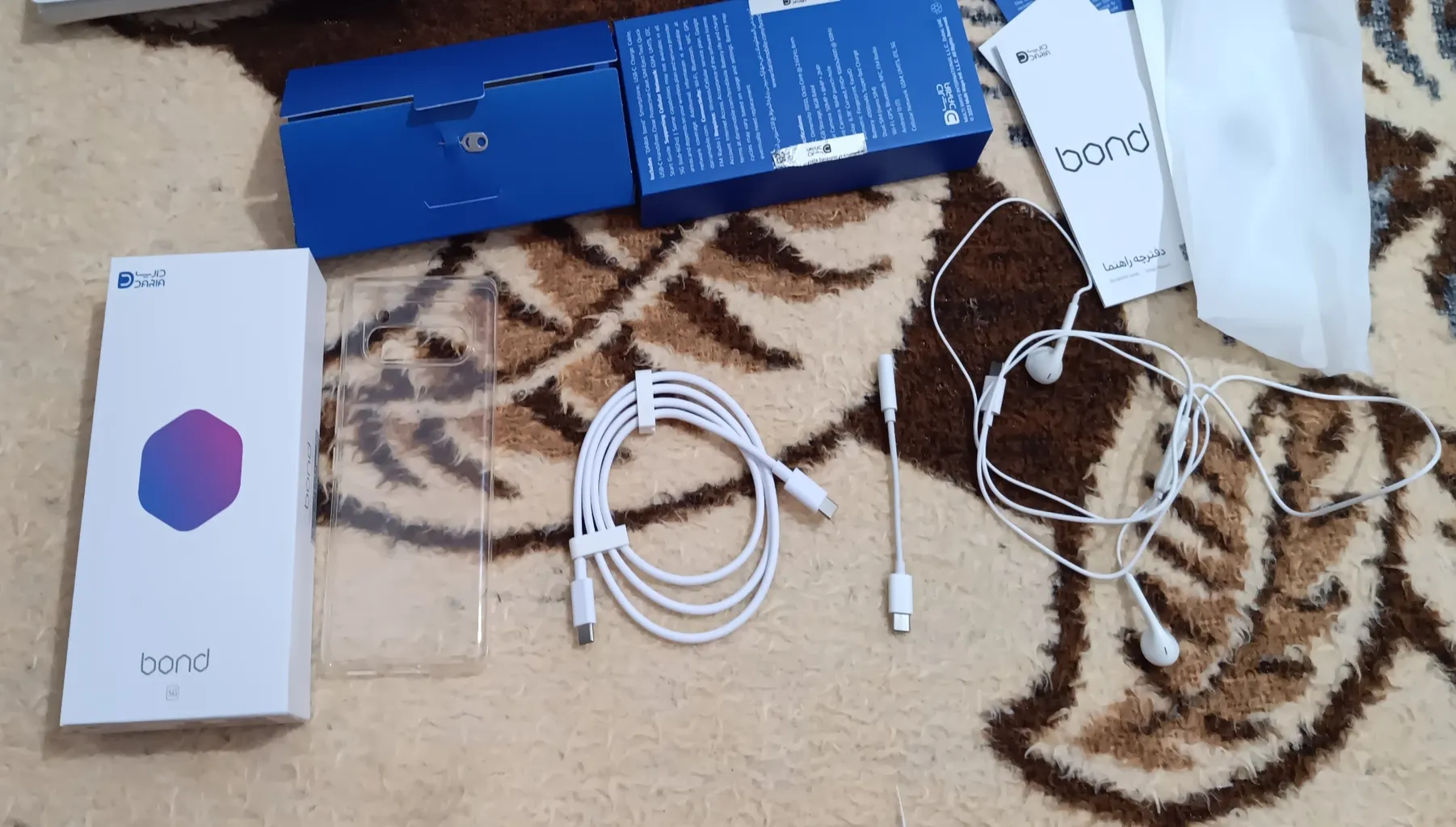 گوشی موبایل داریا مدل bond 5G دو سیم کارت ظرفیت 256 گیگابایت و رم 8 گیگابایت