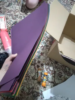 مقوا رنگی تیما کد BG سایز 25x35 سانتی متر بسته 50 عددی