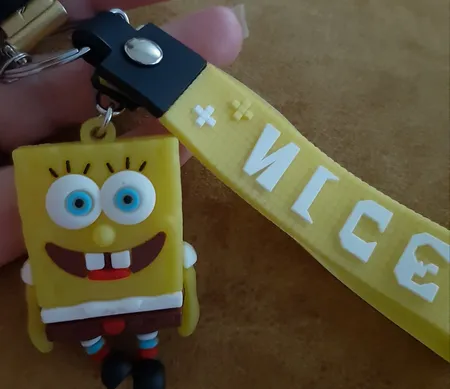 جاکلیدی مدل سیلیکونی طرح باب اسفنجی و پاتریک بسته 2 عددی