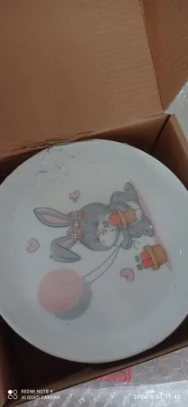 پیش دستی زی مدل دسر خوری فرم اس 15 هپی ربیت درجه عالی بسته شش عددی