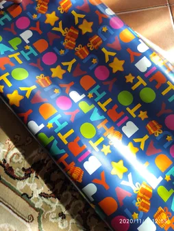 کاغذ کادو طرح HAPPY بسته 5 عددی