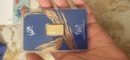 شمش طلا 24 عیار پرنیا مدل نقش برجسته کارت فرکانسی