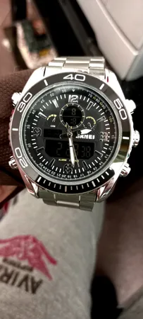 ساعت مچی عقربه ای مردانه  کوارتز اسکمی مدل 1600S