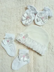 تجریه خرید دستکش نوزادی نیلی مدل Snow White