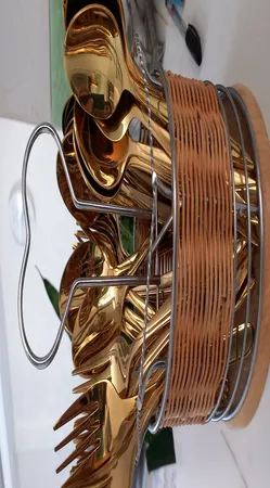 سرویس قاشق و چنگال 12 پارچه کد 18/10