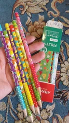 مداد مشکی آریا مدل BLACK & WHITE کد A2 بسته 12 عددی