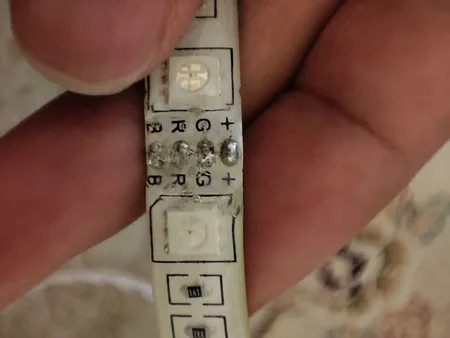 ریسه ال ای دی دریم لایت مدل RGB 5050 طول 5 متر