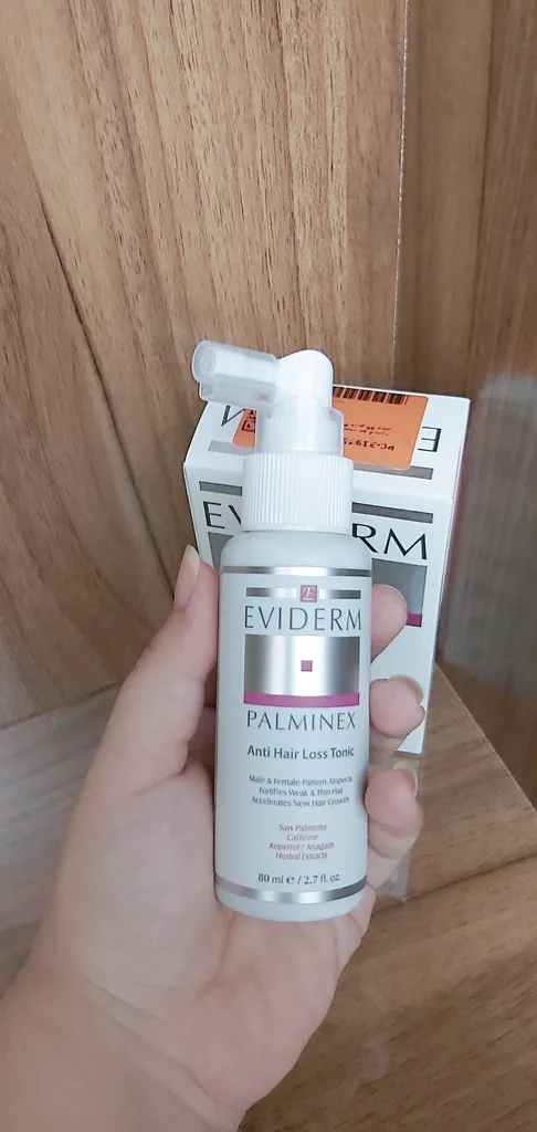 تونیک تقویت کننده مو اویدرم مدل Palminex حجم 80 میلی لیتر