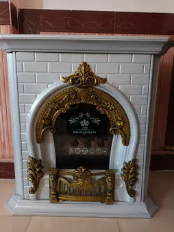 بخاری گازی بهکاران مدل شومینه گارد دار طرح پرنس کد T-28000