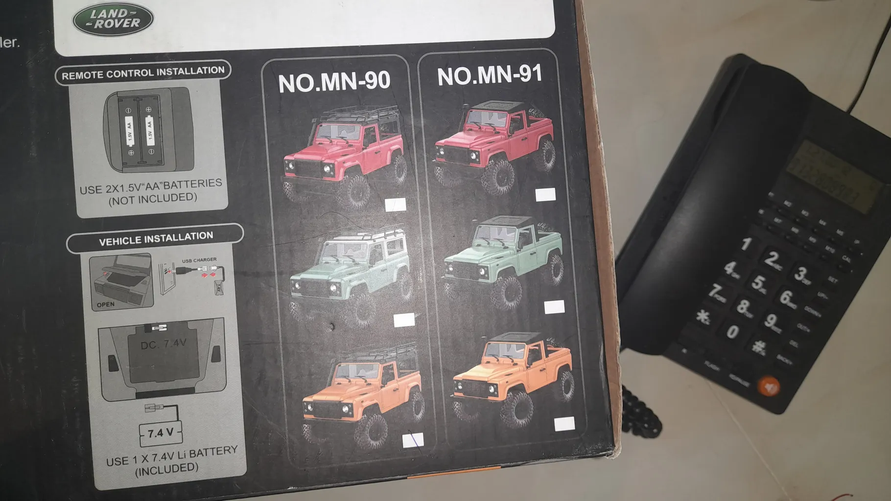 ماشین بازی کنترلی مدل جیپ کد mn90